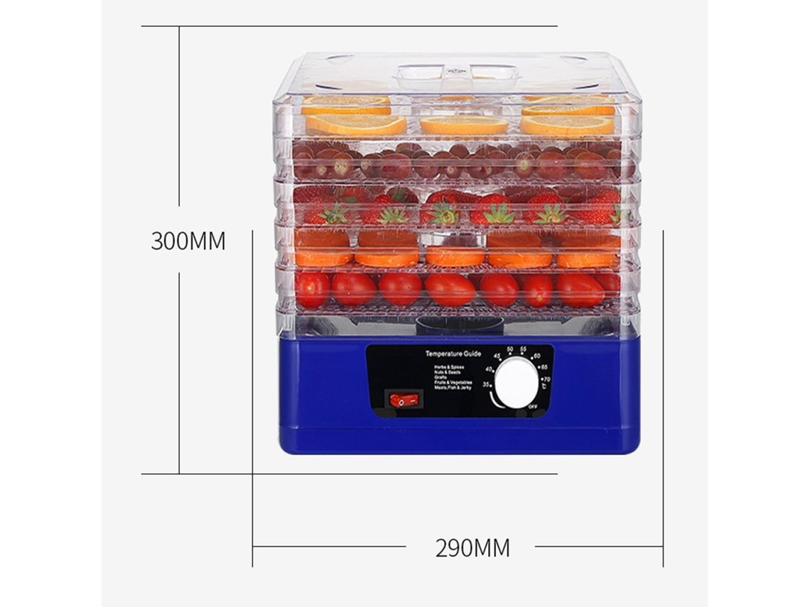 Desidratador de Alimentos Ajustável com Timer LAXISCREED