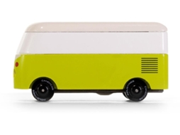 Carrinho De Brinquedo Candylab Vw T1 Van Verde Candycar World