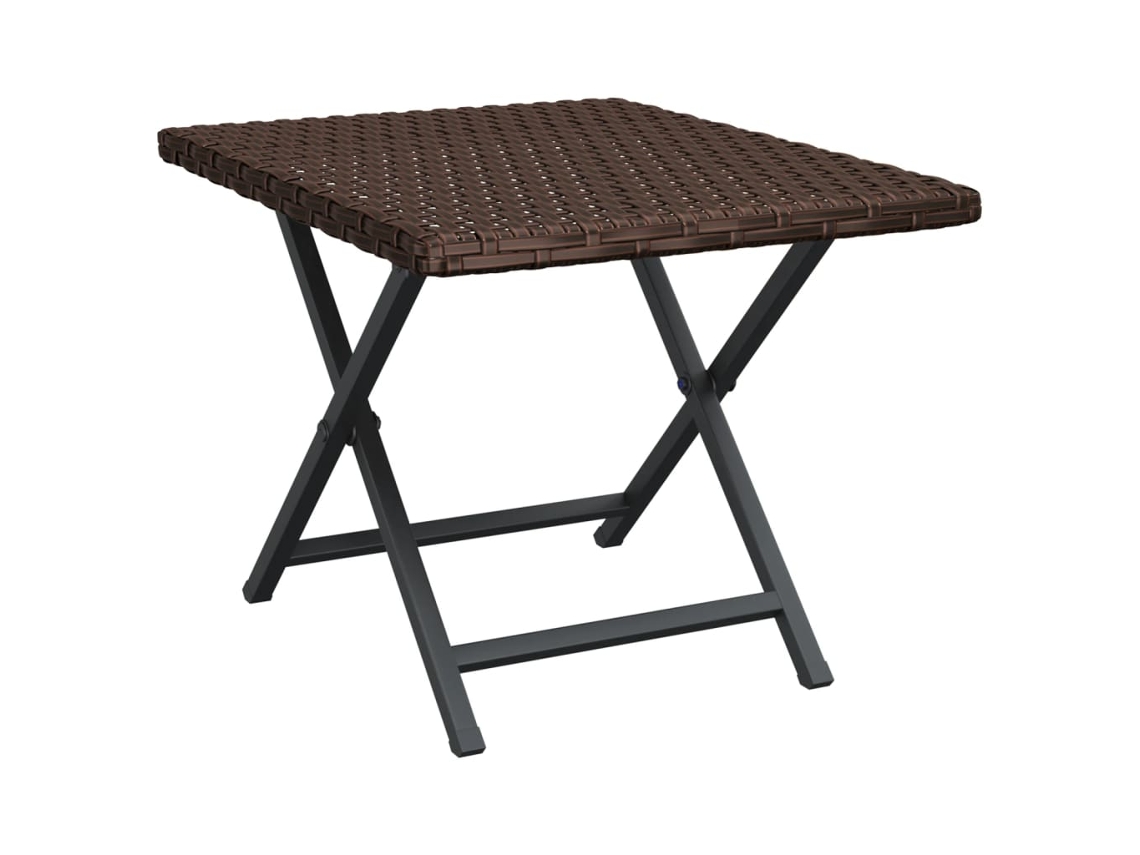 Folding Table, Folding Tables Vidaxl Marrom Rattan / Vime (n/a)