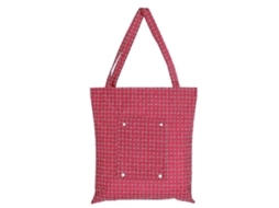 Sacola de Compras Dobrável e Reutilizável de Grande Capacidade para Frutas e Verduras Sacola Vermelha Ecológica para Reciclagem GOKOCO