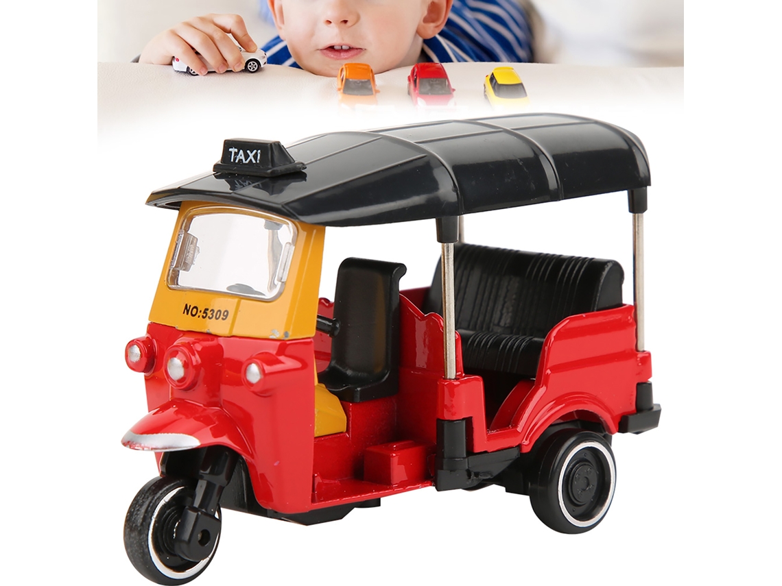 Primerox modelo de Triciclo de Liga com Função de Deslizamento Brinquedo Veículo Infantil Simulação Alta Vermelho