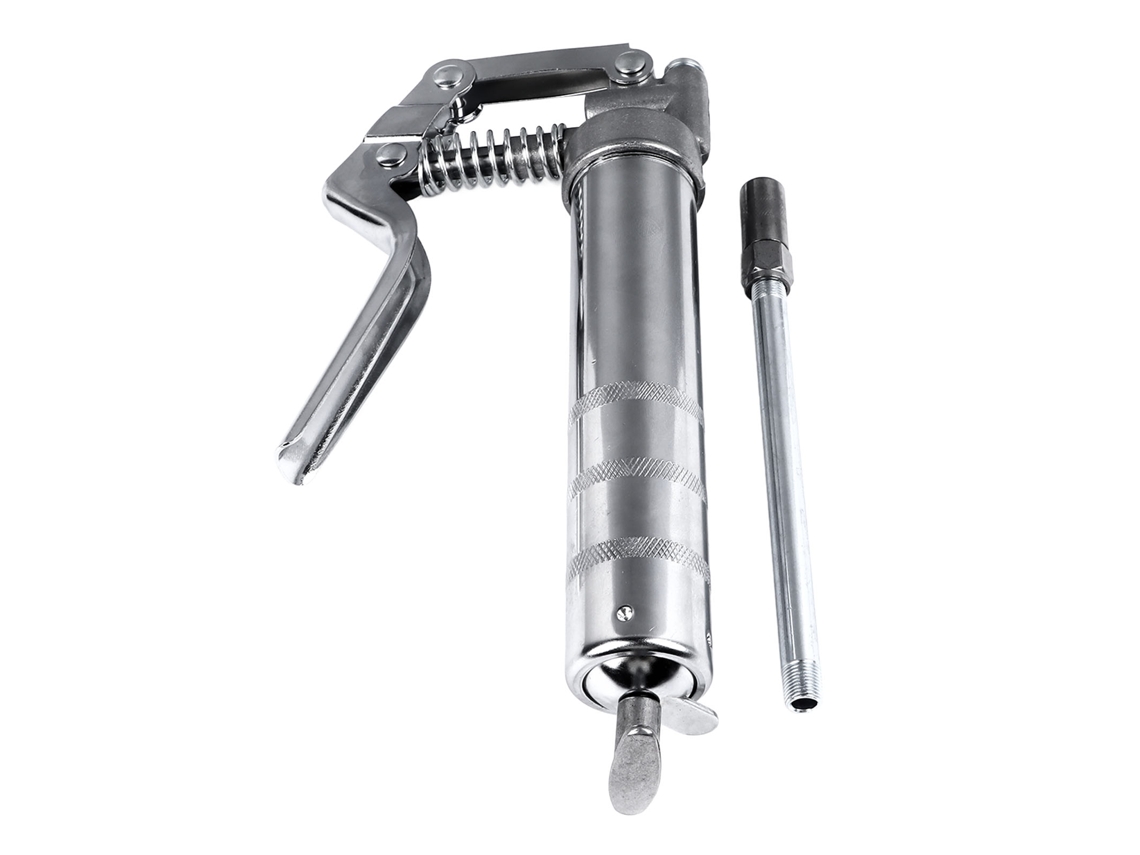 Yuru pistola de Graxa Manual, Cromada, 120cc, para Lubrificação de Equipamentos