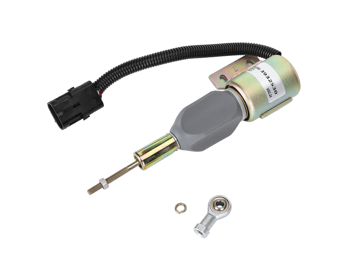Laxiscreed Solenoide De Desligamento De Motor 24v Para Cummins 4bt 6bt, Modelo 3932530 Sa