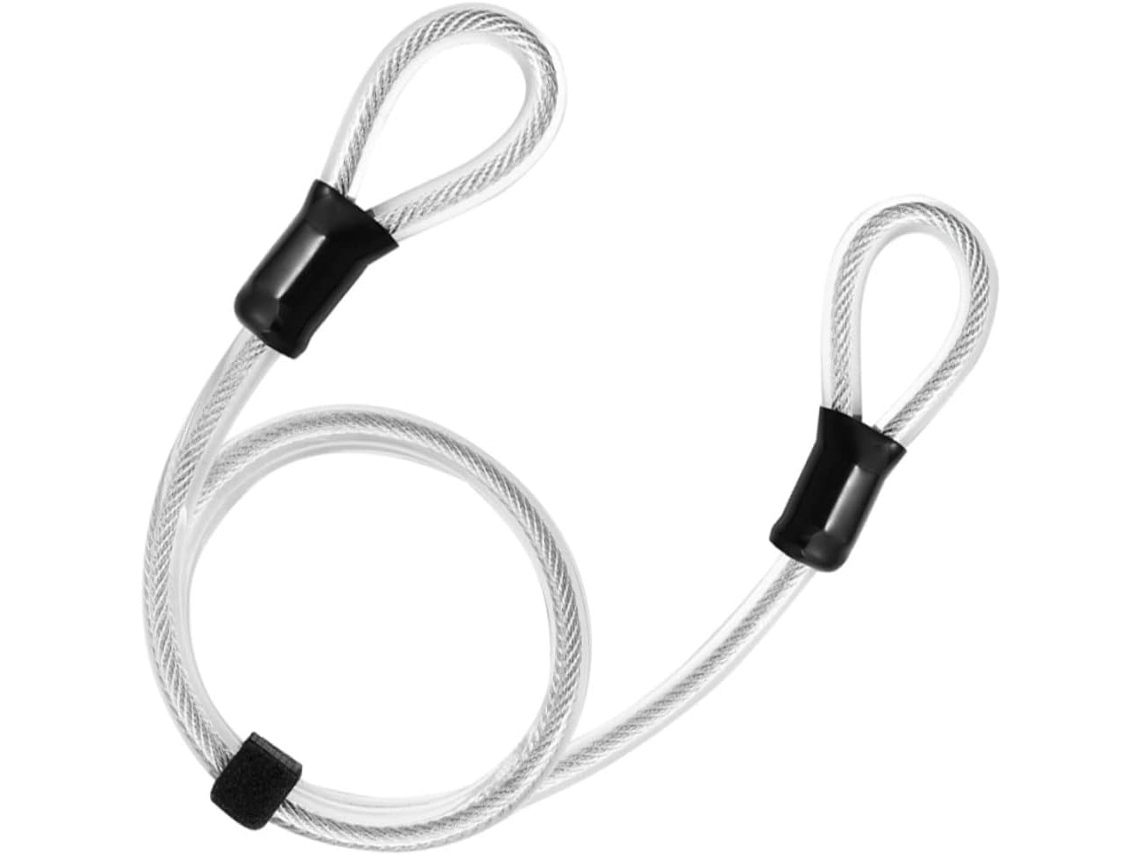 Cabo De Aço Trançado Para Cadeado De Bicicleta Com Revestimento Plástico, Resistente A Cortes, Compatível Com Cadeado Em U Gokoco