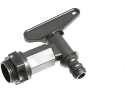 Kit Com 3 Torneiras De Plástico Para Caixa Acústica One Stop Diy, Pretas