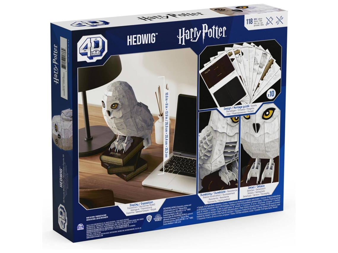 Puzzle 4d Harry Potter Hedwig 118 Peças