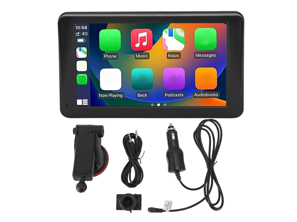 Stereo Automóvel 7 Polegadas Touchscreen Hd Com Bt