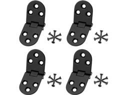 Protetores De Porta Linjou Com Dobradiças De Borda Redonda, Hardware De Móveis Domésticos, Resistente À Corrosão E Durável