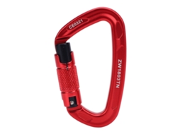 Gancho de Escalada Auto Locking 25kn Vermelho