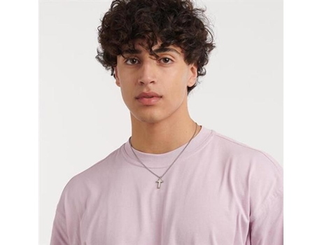 Colar Masculino Em Aço Com Cruz Proud Spd08 Sagapõ