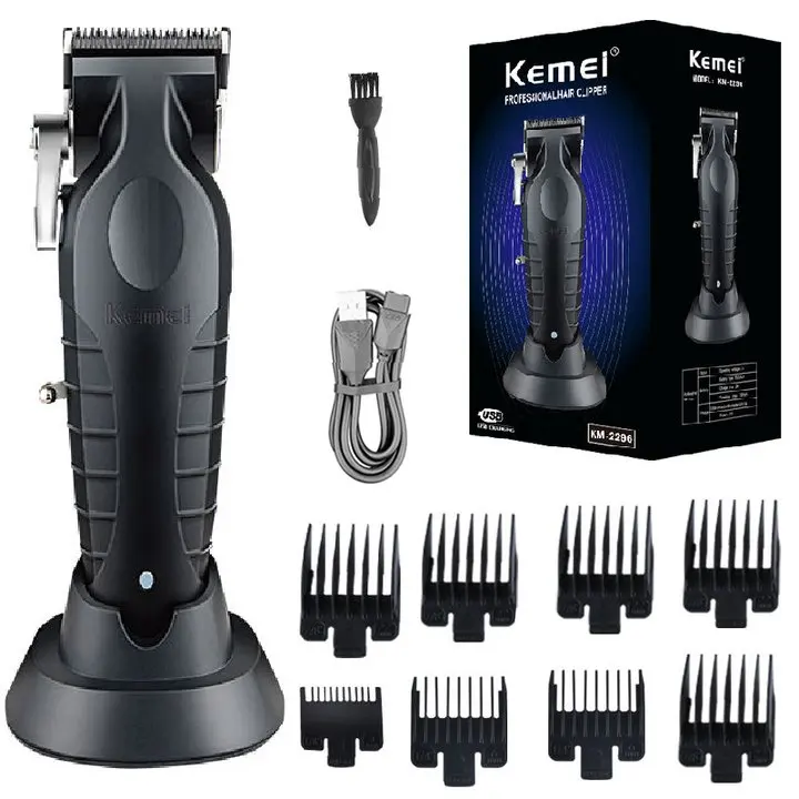 (preto) Máquina De Cortar Cabelo Sem Fio Com Ferramenta De Corte De Precisão Zero Gap De 0mm, Máquina Elétrica De Cortar Cabelo De Precisão