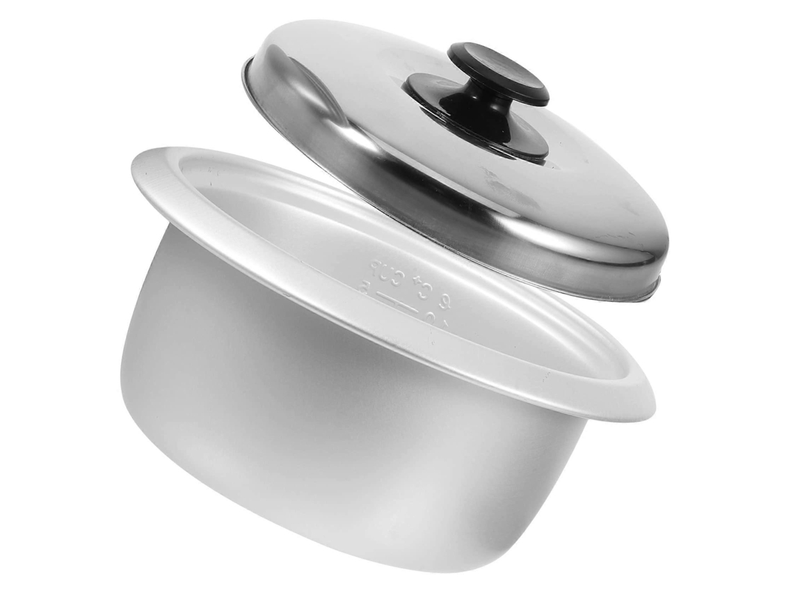 Panela Interna De Substituição Para Panela De Arroz Com Superfície Antiaderente E Escala De Medição Precisa. Encaixe Universal.