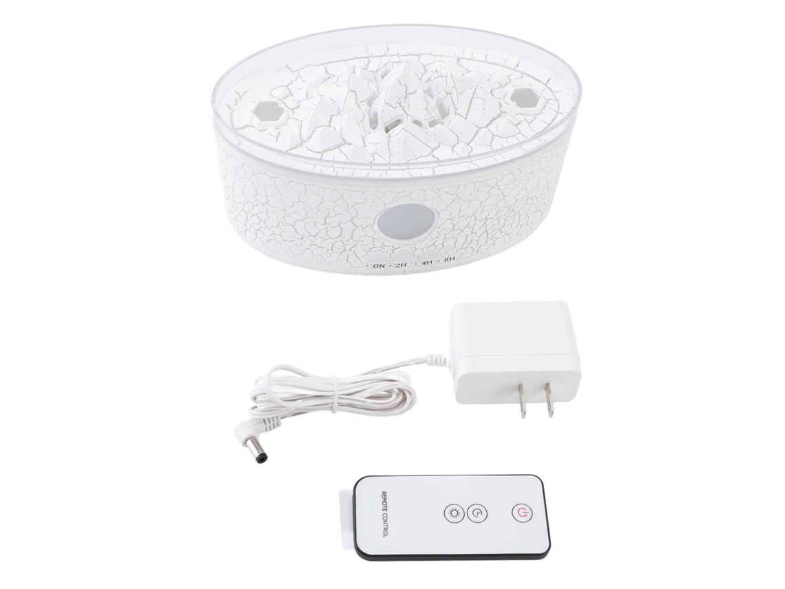 Laxiscreed Difusor De Aromaterapia Vulcão Com Umidificação E Chama, Ideal Para Óleos Essenciais