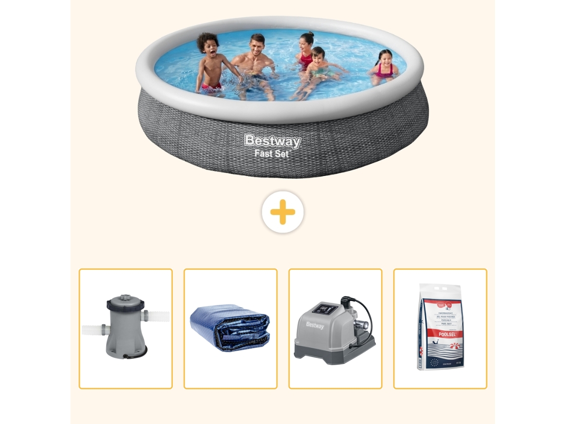 Bestway Piscina Bestway Fast Set Redonda - 366x76 Cm - 5-peças S329