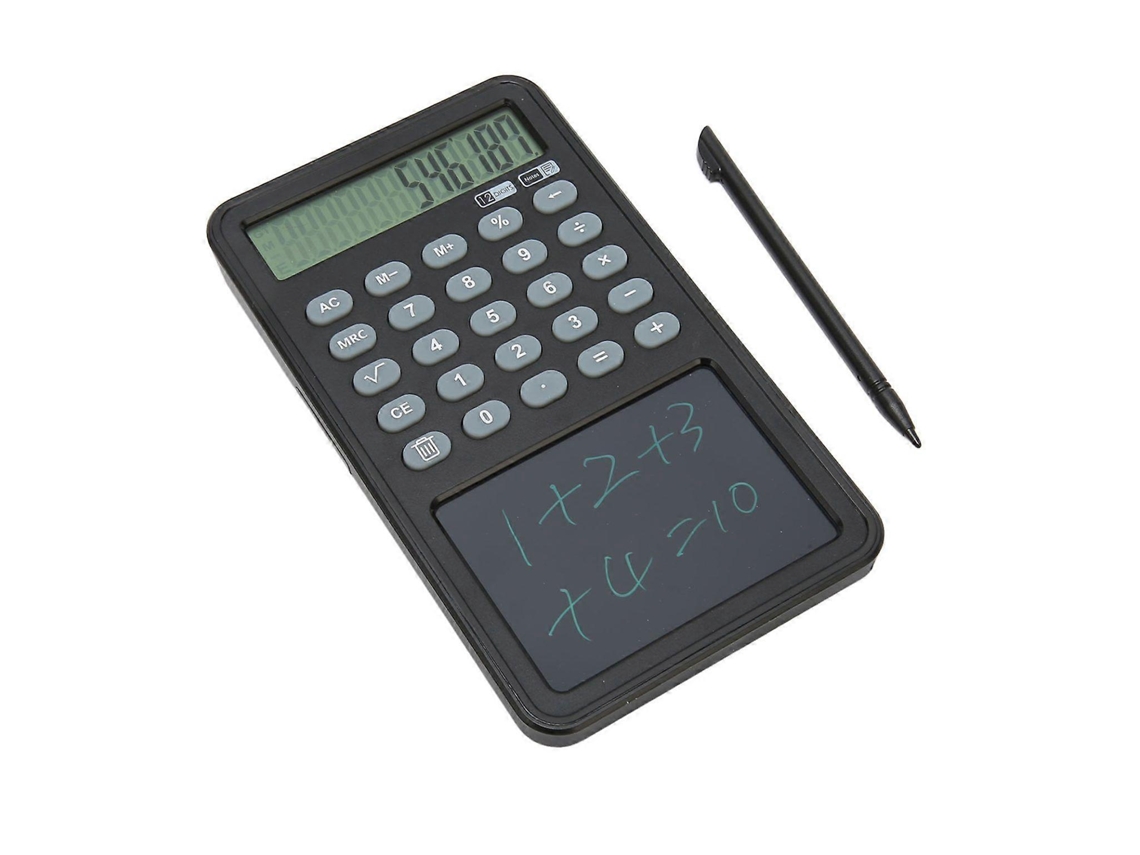 Calculadora Científica Com Bloco De Notas, Visor Lcd De 12 Dígitos, Calculadora De Bolso Silenciosa Everley891