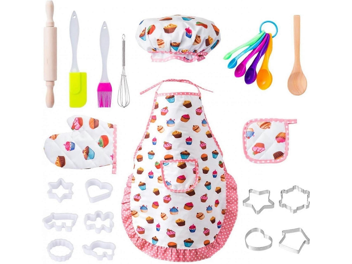 Conjunto De Utensílios De Assar Com 20 Peças Para Crianças