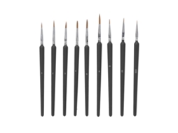 Kit De 9 Pinceis Para Arte De Unhas Pinceis De Linha E Pintura Para Salão E Diy Em Casa
