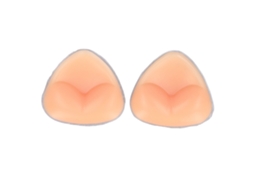 Par De Silicone Sujetador Push Up Inserto Cor Carne Grande