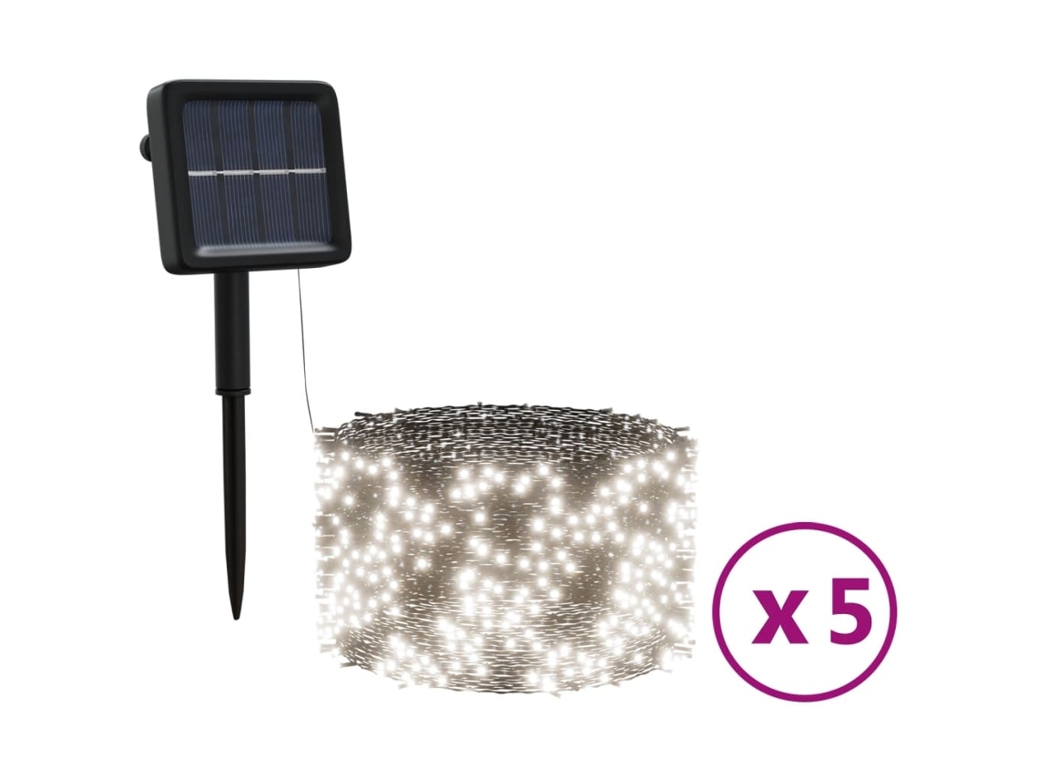 5 Lâmpadas de Plástico Solar Brancas* ZYBLSSBB