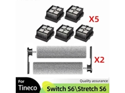 Compatível Com Aspirador De Pó E Água Tineco Floor One Switch S6/stretch S6: Escova Rotativa Consumível E Filtro Hepa._glo