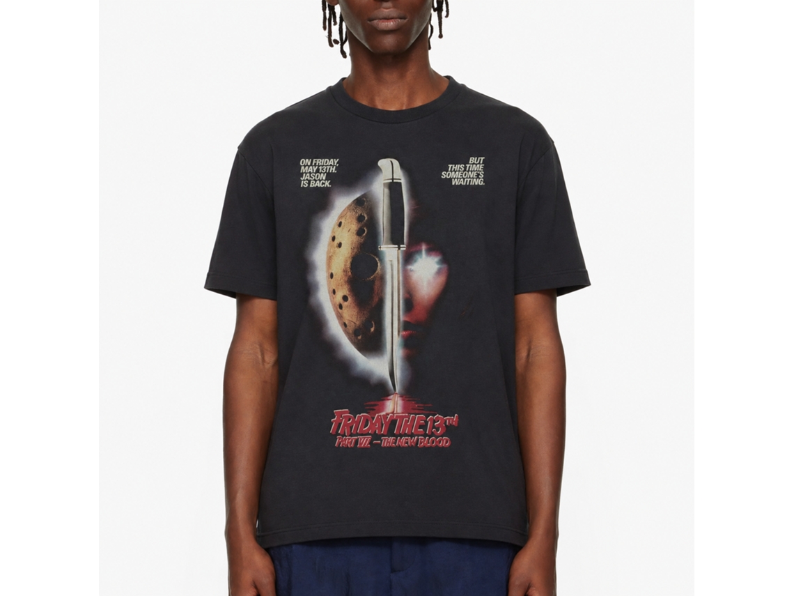Rockinstone Friday The 13th The New Blood Black T-shirt Size:xxxl