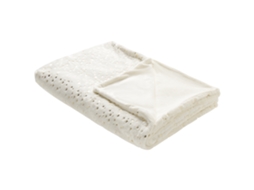 Colcha Decorativa Beliani Alazeya De Poliéster Beige 130x180x1