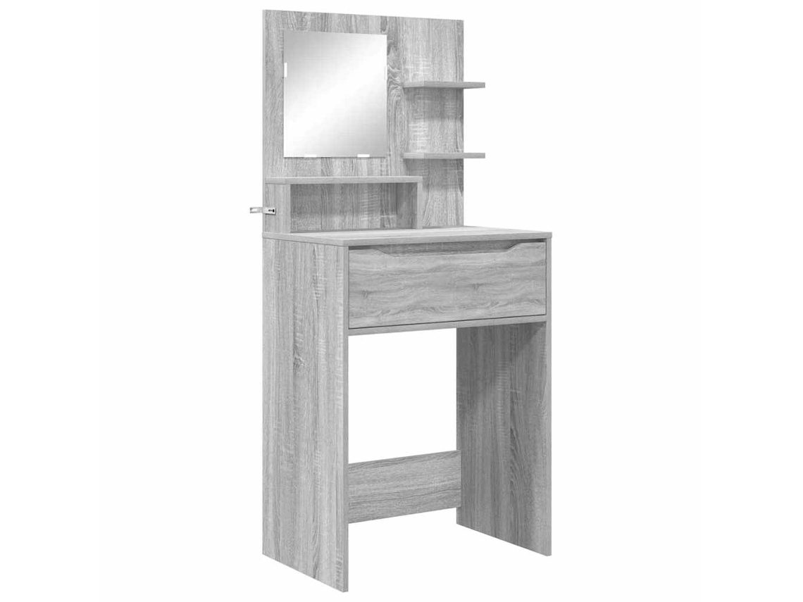 Conjunto de Mesas de Maquiagem para Quarto Cinza Sonoma com MAISON EXCLUSIVE (80x39,6x135 cm)