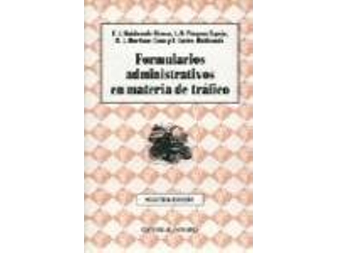 Livro Formularios Administrativos En Materia De Trafico (Espanhol)