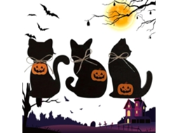 Bandeja Decorativa De Halloween Em Camadas Com 3 Peças - Enfeite Rústico |