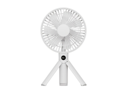 Ventilador De Camping Dobrável Com Modos De Uso Manual E De Mesa, Recarregável Via Usb, Silencioso E Com Grande Fluxo De Ar