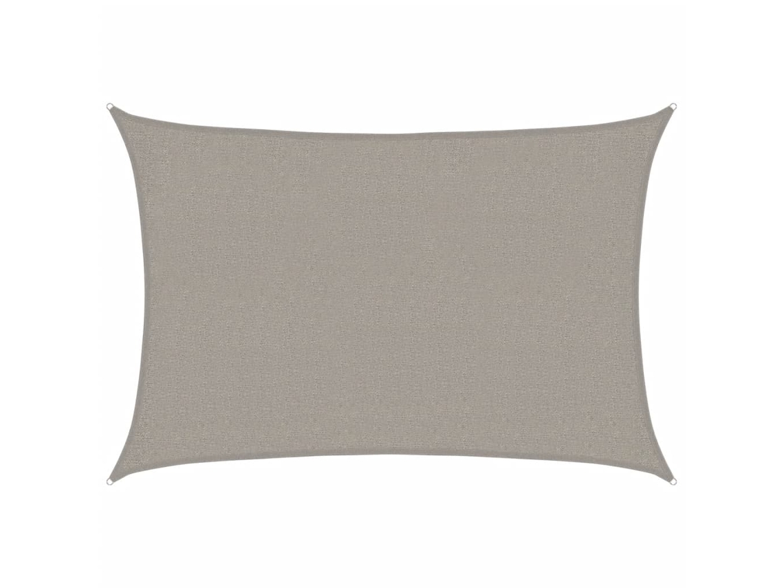 Maison Exclusive - Para-sol Estilo Vela Retangular 160 G/m² 2x3 M Pead Cinza-claro