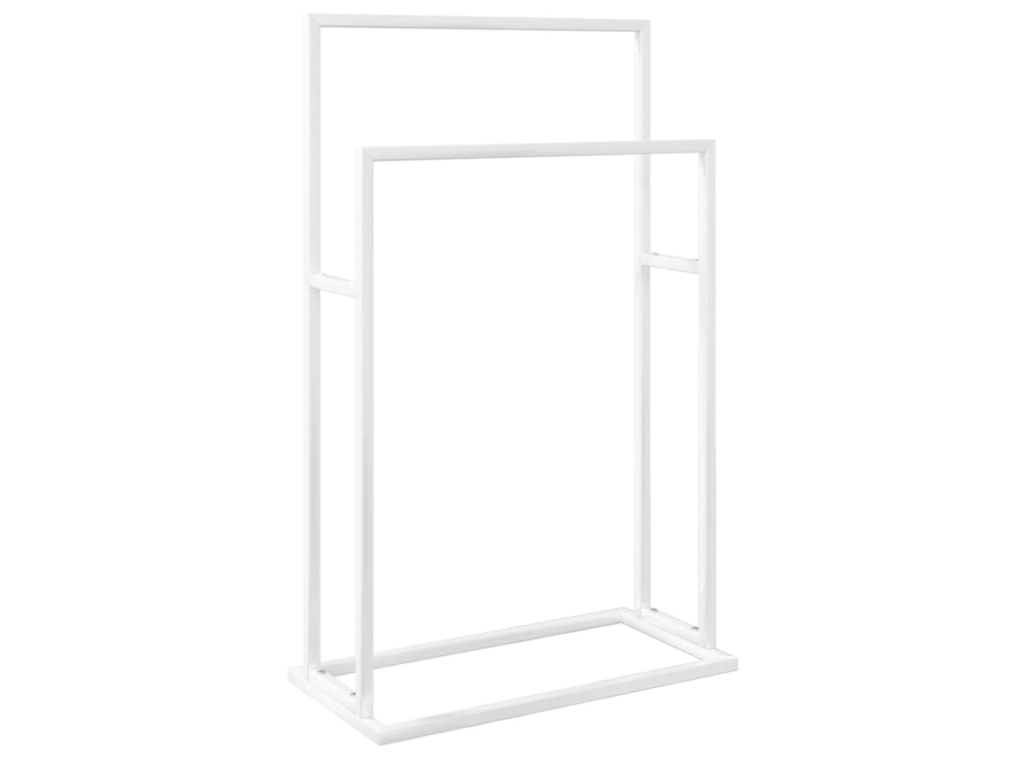 Towel Rack, Towel Racks Vidaxl Branco Ferro (48 X 24 X 78.5 Cm)