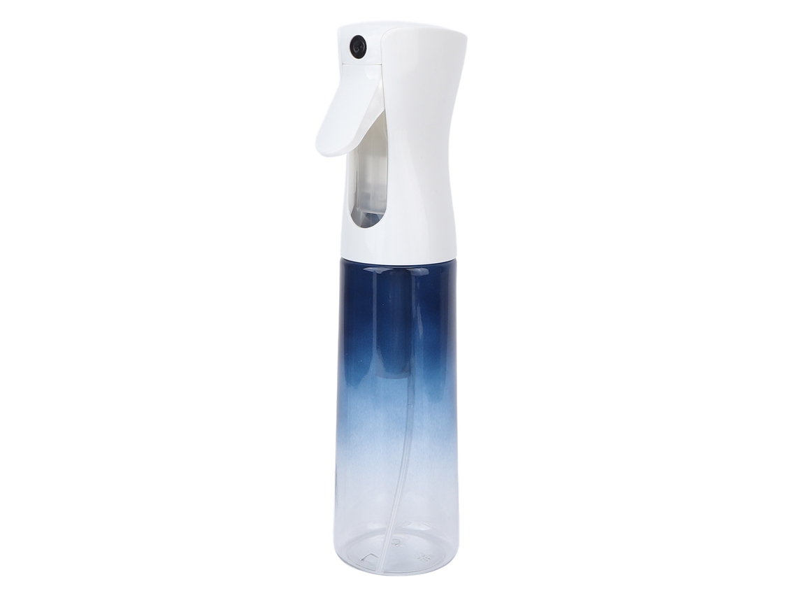 Garrafa Spray Gradiente Azul Reutilizável 300ml Para Cabelo Limpeza Plantas Mister Contínuo