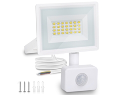 20w Refletor Led Com Sensor De Movimento Pir, 1650lm Super Brilho, Refletores Led Exterior, Ip65 Impermeável, Luz Branca Natural 4000k Aigostar