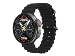 Pulseira De Silicone De 1,39 Polegadas, Smartwatch À Prova D'água Ip67, Chamadas Bluetooth/nfc (preto)