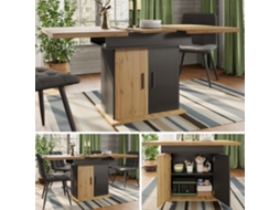 Mesa Telescópica 110 140x80cm Retrô 4 6p VELTRIX