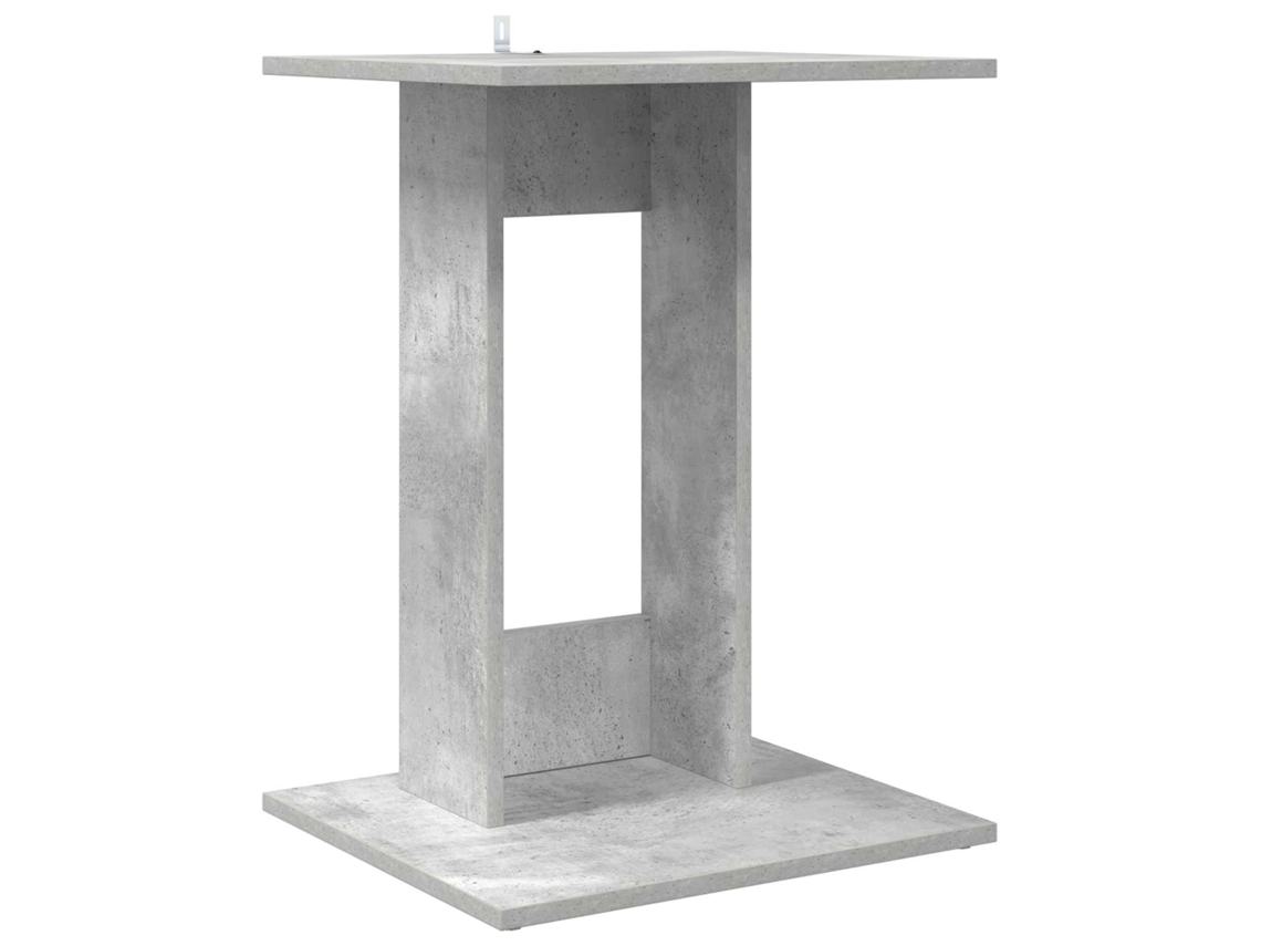 Mesa lateral Cinzento MAISON EXCLUSIVE em madeira trabalhada, 45x40x62,5 cm