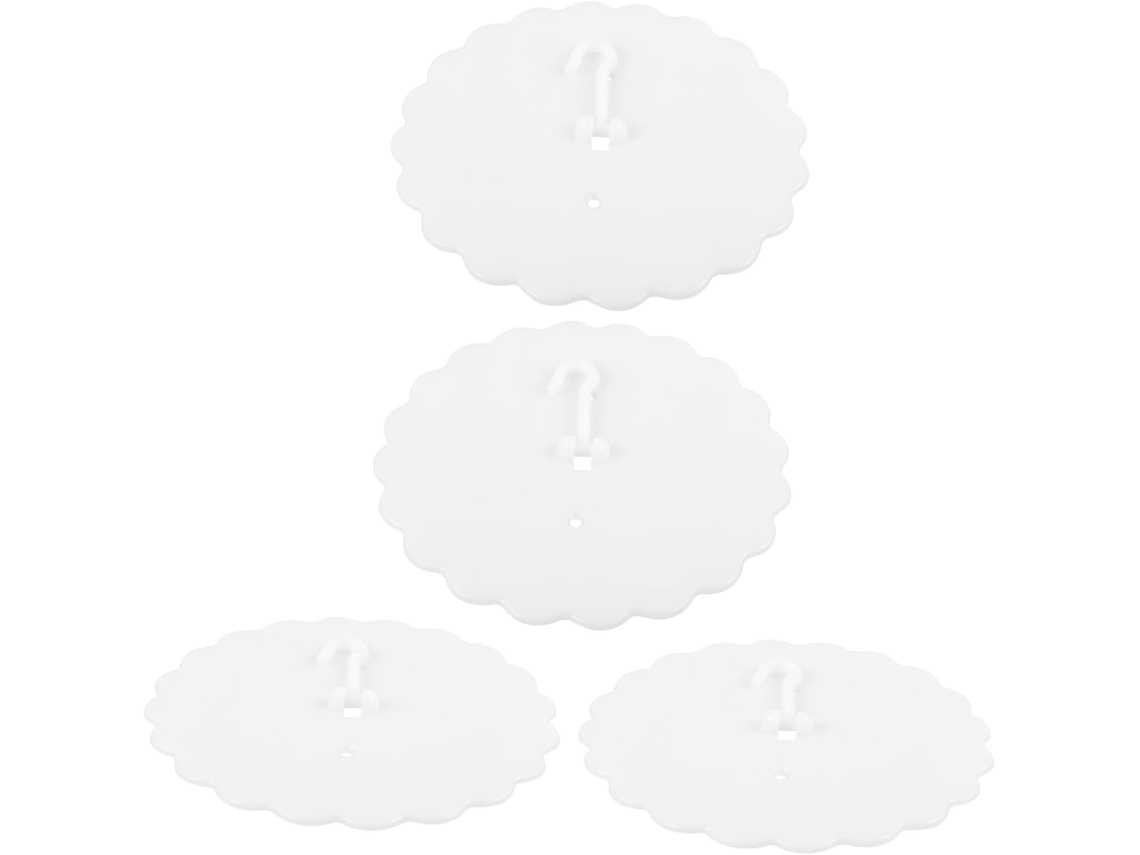 Conjunto De 4-ganchos Plástico Adesivos Para Dossel Cama, Ganchos De Substituição Para Dossel Cama Casa