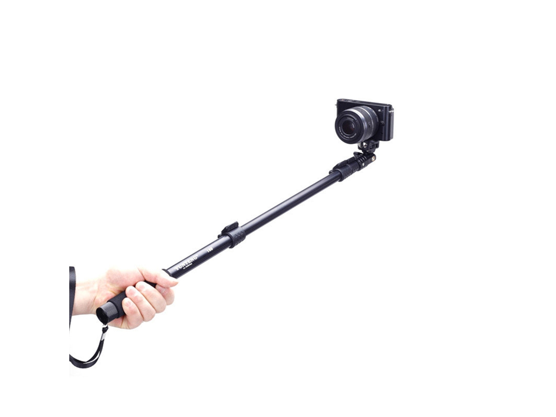 Palo Selfie Extensible Portátil De Aleación De Aluminio Con Soporte Para Teléfonos Y Cámaras, Compatible Con Iphone Y Android, Ligero Y Profesional