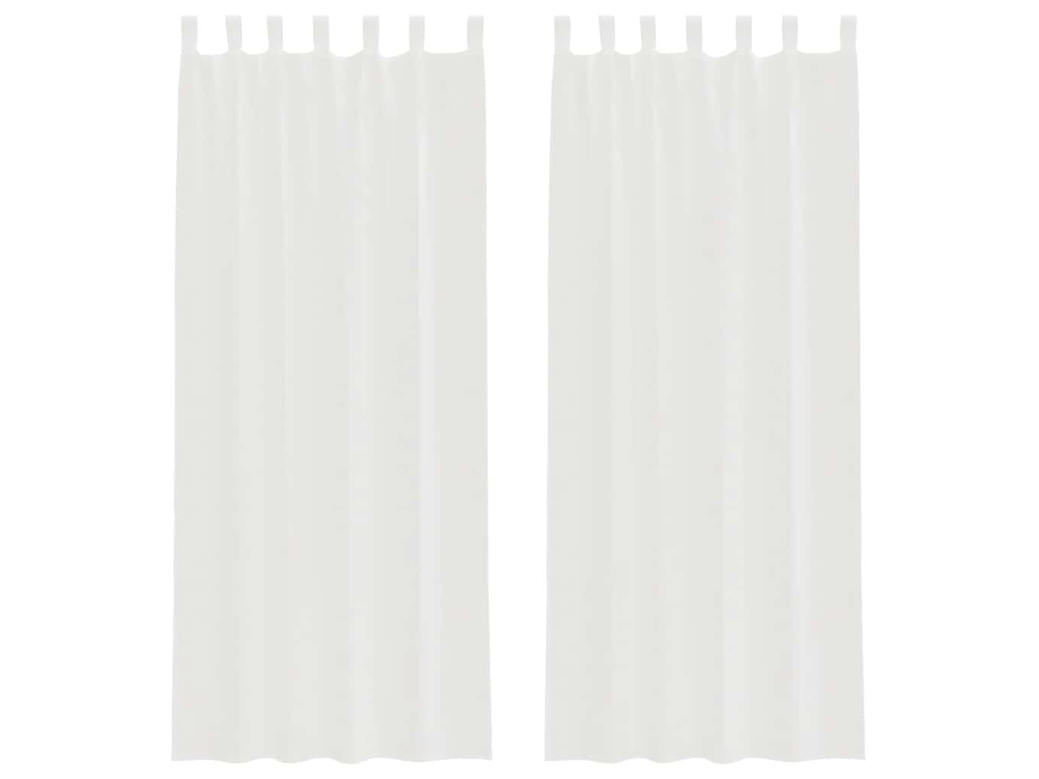 Voile Curtain, Voile Curtains Vidaxl Branco Tecido (140 X 260 Cm)