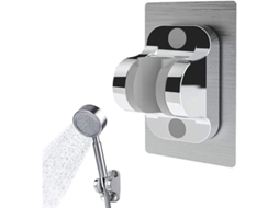 Soporte Para Ducha De Baño Familiar De Plástico Abs Ajustable Sin Taladrar
