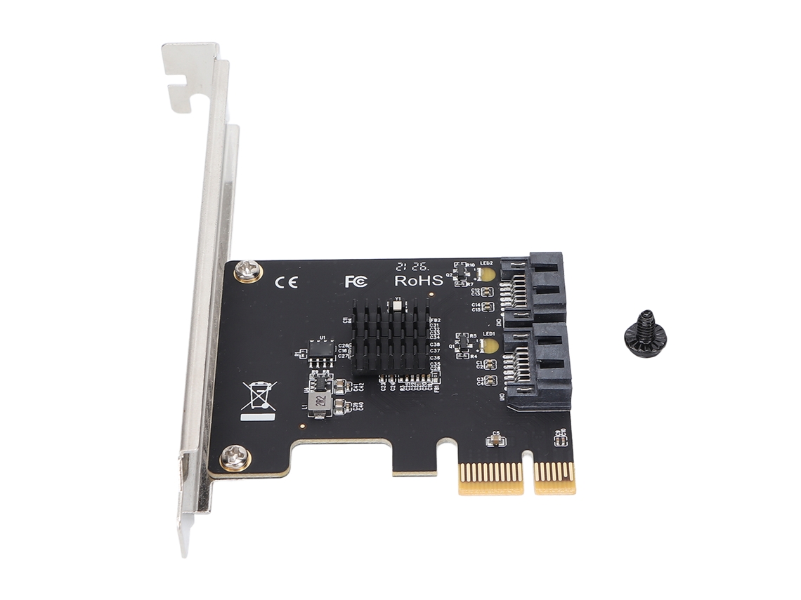 Placa de Expansão Sata 6gbps Dual port Pci e LAXISCREED
