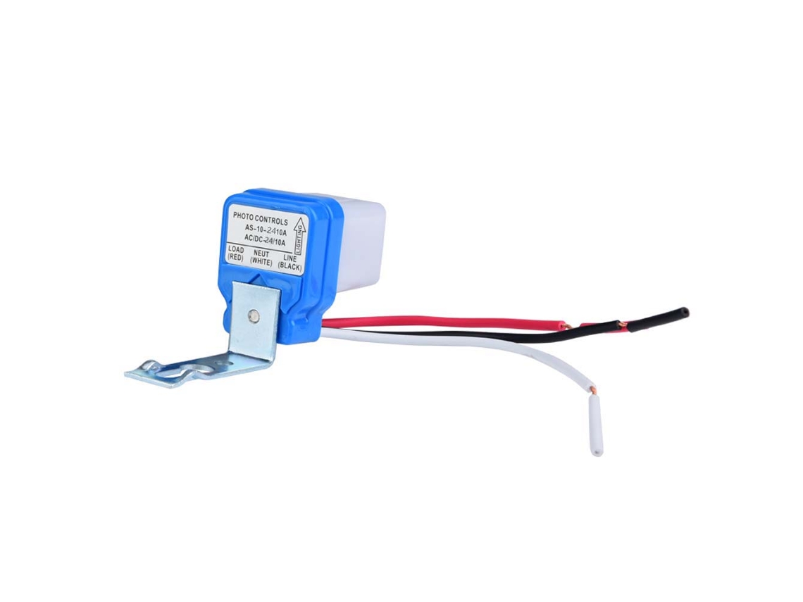 Sensor De Luz Para Rua Com Auto Liga/desliga E Controle Automático