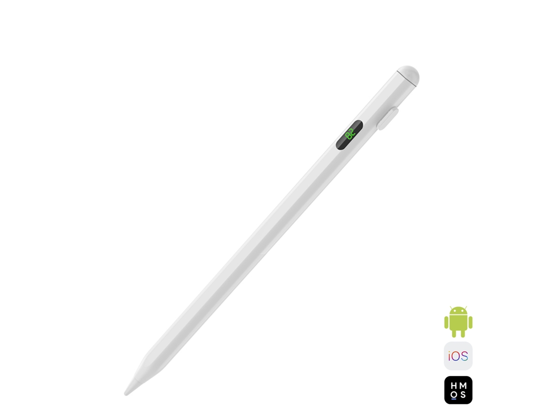 Pencil Pen 2268a Profissional Universal: Android / iOS / Harmony. Compatível com alguns modelos Windows. Carregamento USB-C.