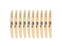 10pcs Lima De Uñas Profesional Lavable Reutilizable De Doble Lado Buffer Para Manicura Herramienta (amarillo)