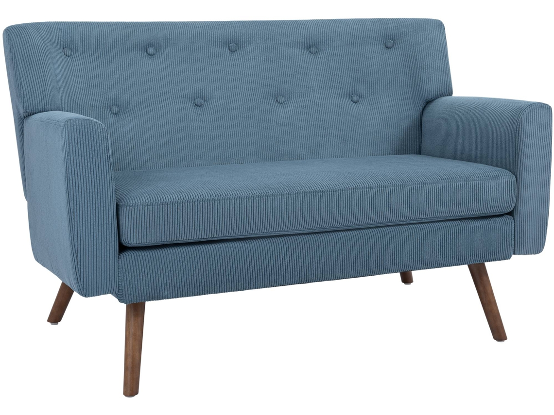 Sofa Kioni Em Bombazina Azul