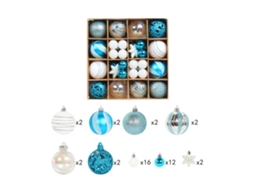Conjunto de 42 Bolas de Natal Decorativas LAXISCREED