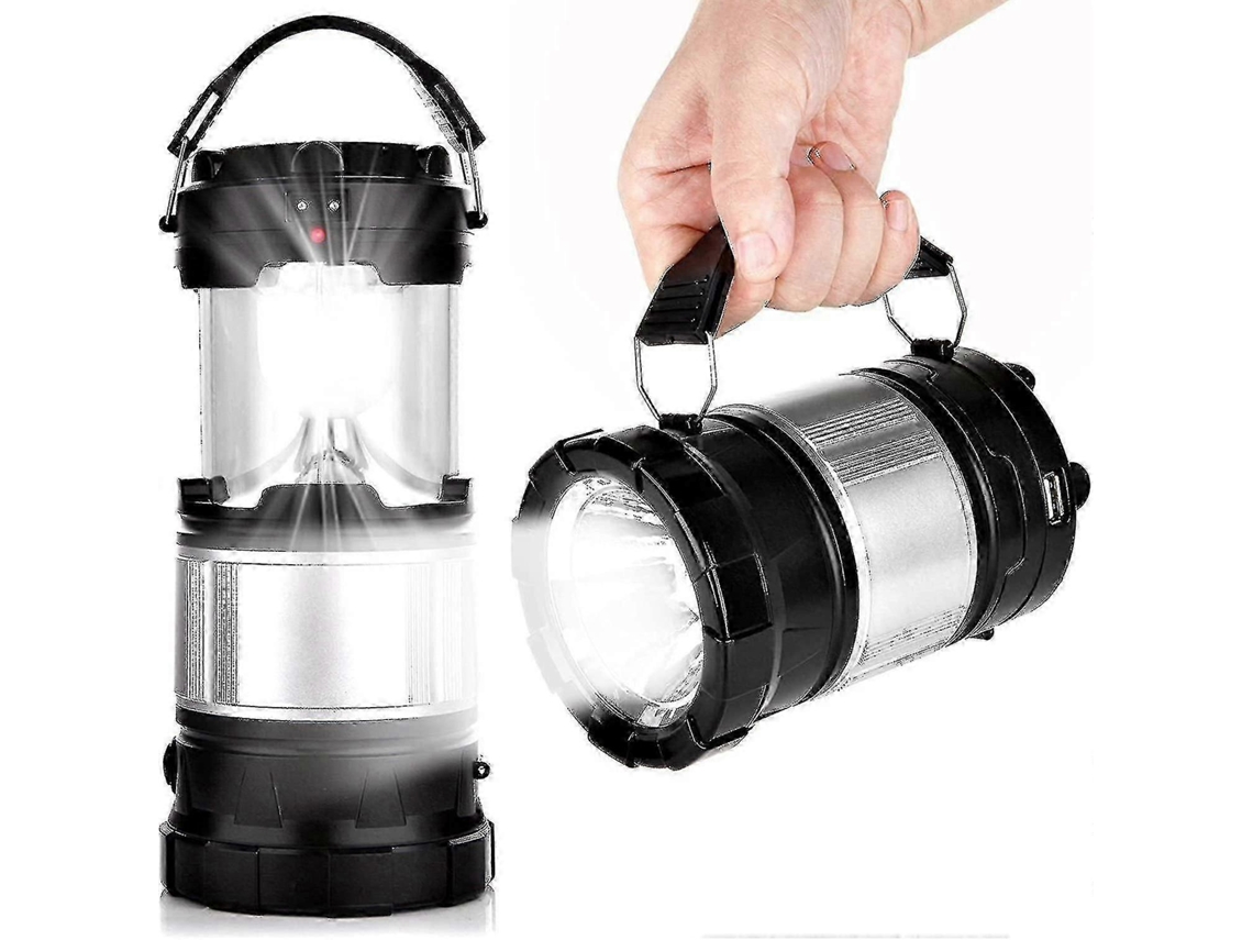 Lanterna De Acampamento Solar Dhrs, Lanternas Portáteis Recarregáveis ​​2 Em 1, Colla Olysi Shop