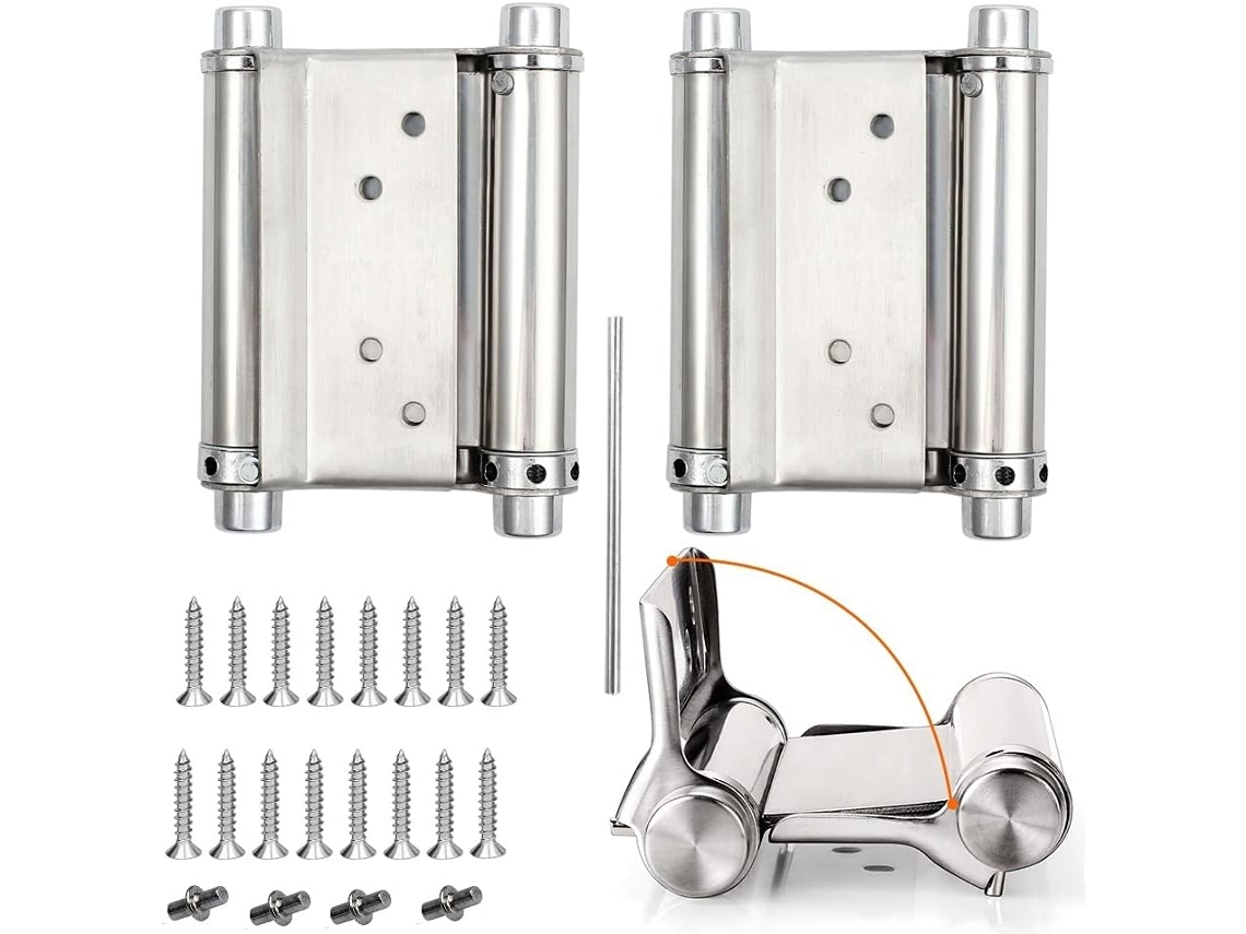 2 Dobradiças Para Porta De Salão, De Mola Para Balanço, Capacidade De Carga