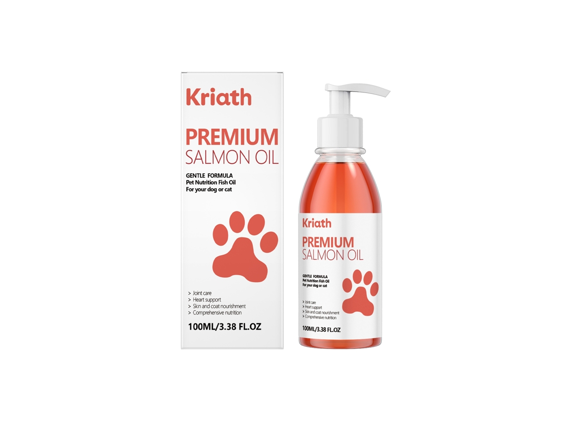 Óleo de Salmão Premium para Pets - Suplemento Natural para Bem estar Animal LAXISCREED